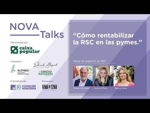 NOVA_Talks &quot;Cómo rentabilizar la RSC en las pymes&quot;