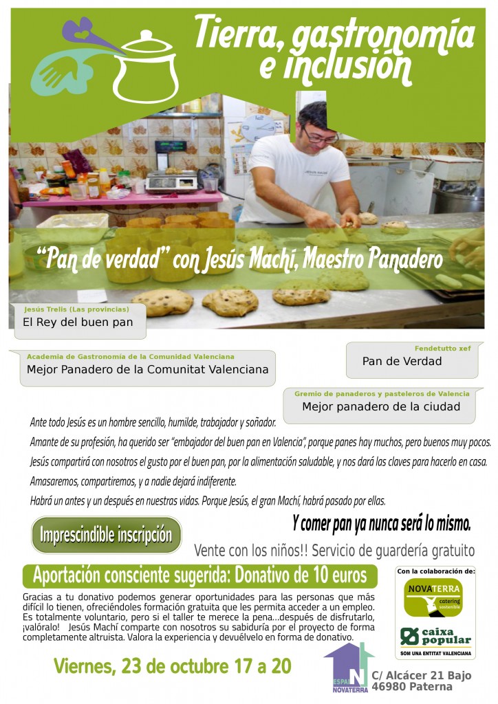 Taller Pan de Verdad Jesus Machi Novaterra