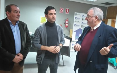 El Alcalde de Paterna, Sagredo, visita las instalaciones de Espai Novaterra en La Coma