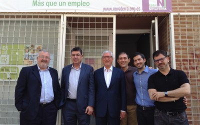 Enric Morera: el treball que esta fent  Novaterra per a garantir el futur i la dignitat de moltes persones és importantíssim y ha de comptar amb el suport de totes les institucions».
