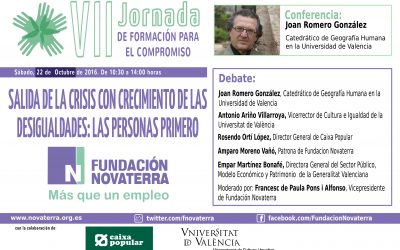 22 octubre: VII Jornada de Formación para el compromiso