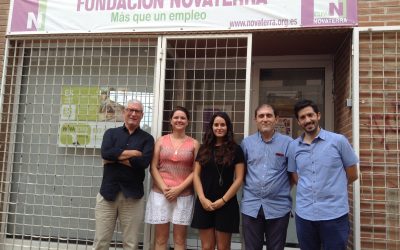 Zulima Pérez Seguí, Secretaria Autonómica de Transparencia, Responsabilidad Social, Participación y Cooperación, visita Novaterra