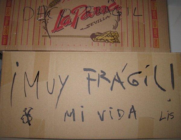 Alejandro: mi vida está en cuatro cajas