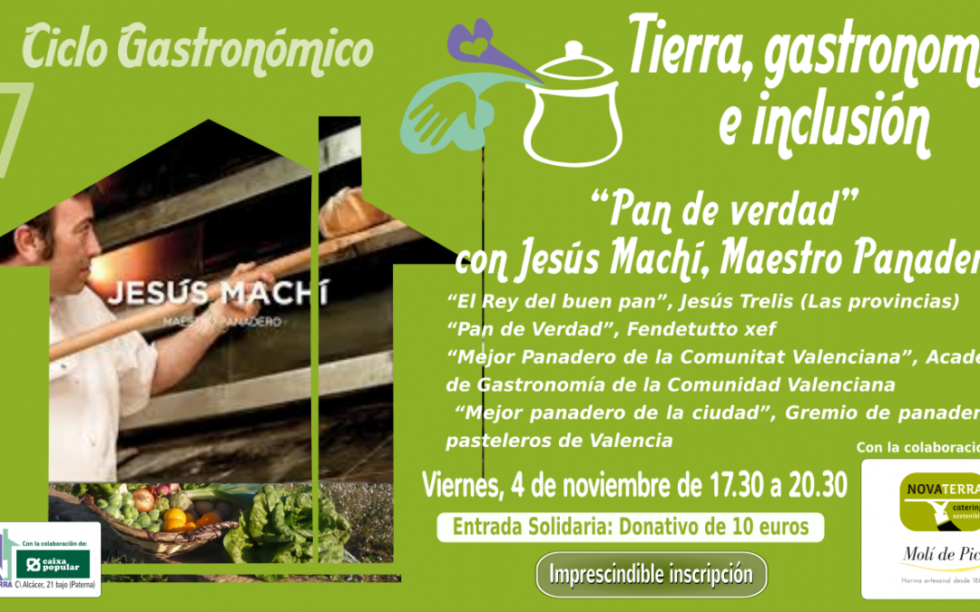 [4 nov.] Taller «Pan de verdad» con Jesús Machí
