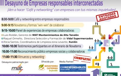Novaterra cuelga el cartel de completo en el III Networking de empresas responsables interconectadas