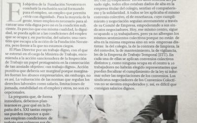 Empoderar a los trabajadores para lograr un trabajo digno: Carmen Collado