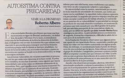 Roberto Albero «Autoestima contra precariedad»