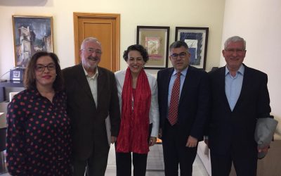 Novaterra presenta los resultados del Reinicia´t a la Ministra de Trabajo Magdalena Valerio