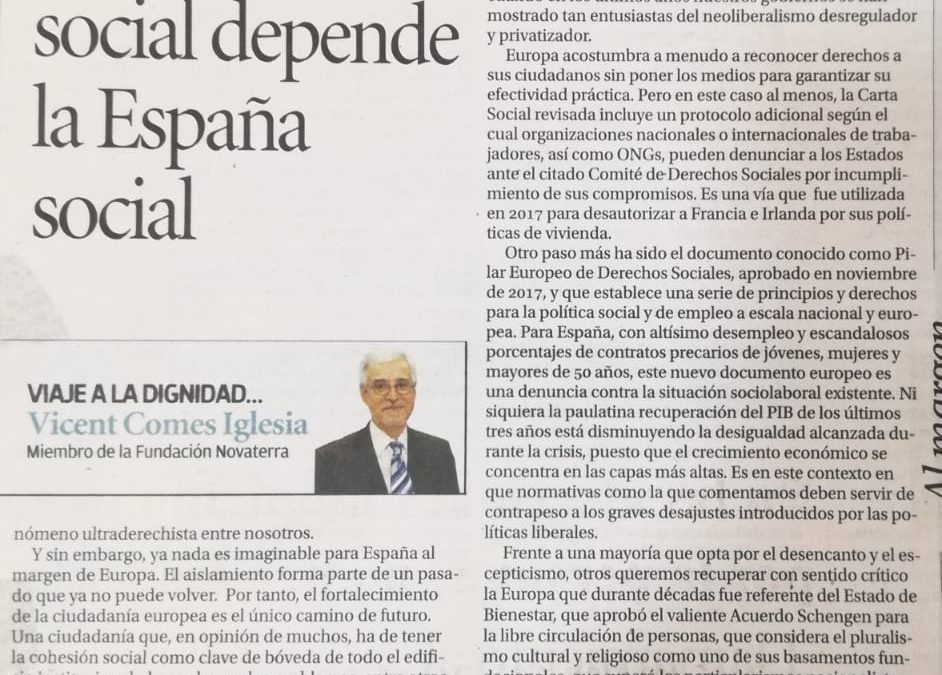 De la Europa Social Vicent Comes