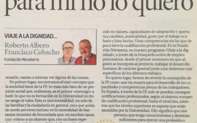 «Es bueno, pero para mí no lo quiero». Roberto Albero y Paco Cobacho