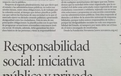 Paco Cobacho: «La iniciativa pública y privada en el ámbito de la responsabilidad social»