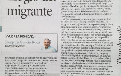 Ximo García-Roca: «Elogio del migrante