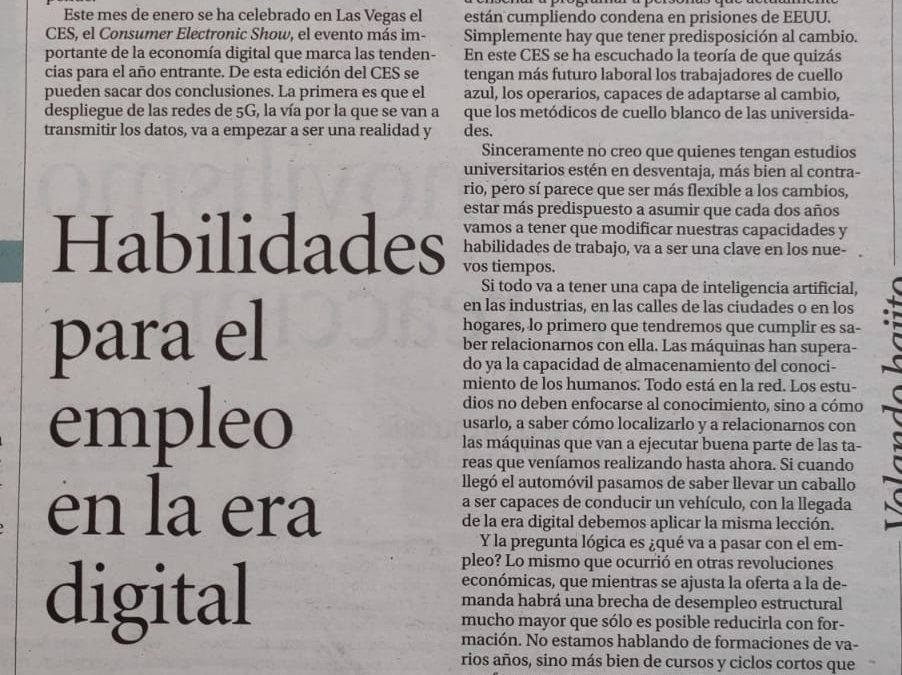 Rafa Navarro “Las habilidades para el empleo en la era digital”