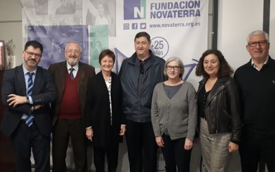 Mavi Mestre, Rectora de la Universitat de València, visita la Fundación Novaterra