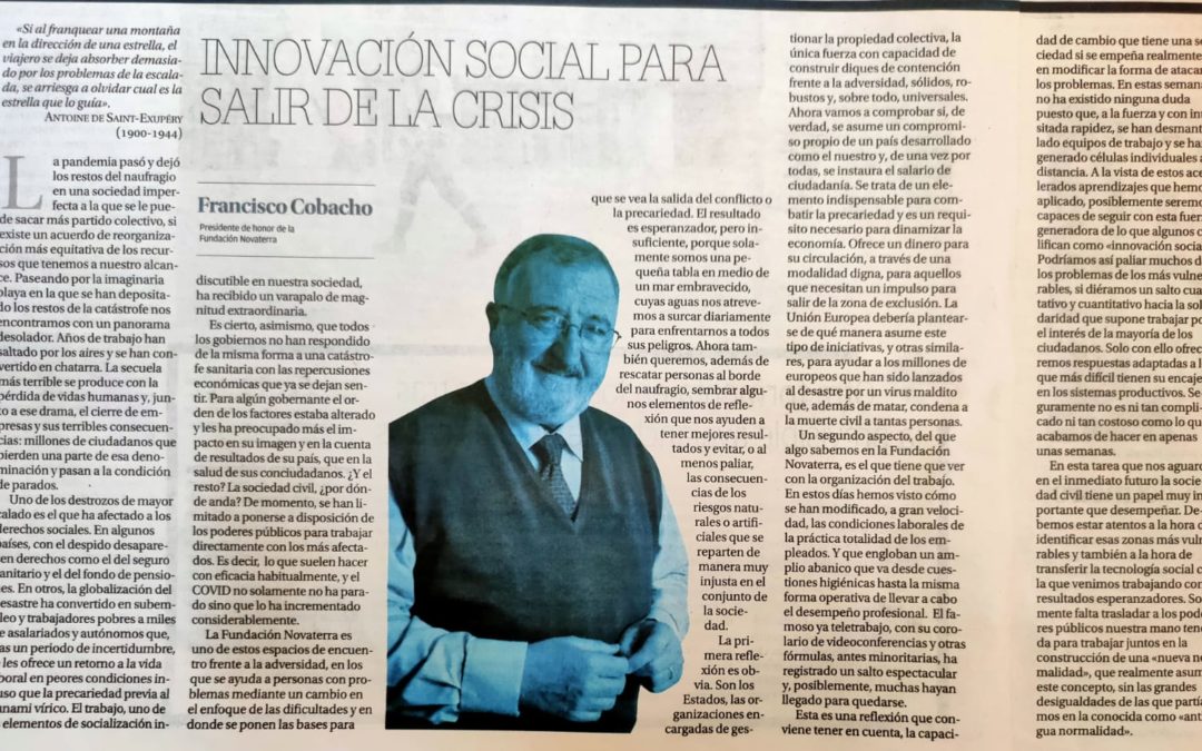 Innovación social Paco Cobacho