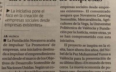 Presentación de La Promotora en los medios