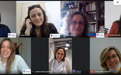 Fundación Novaterra realiza una simulación de entrevista laboral por videoconferencia con Clece y Gi Group