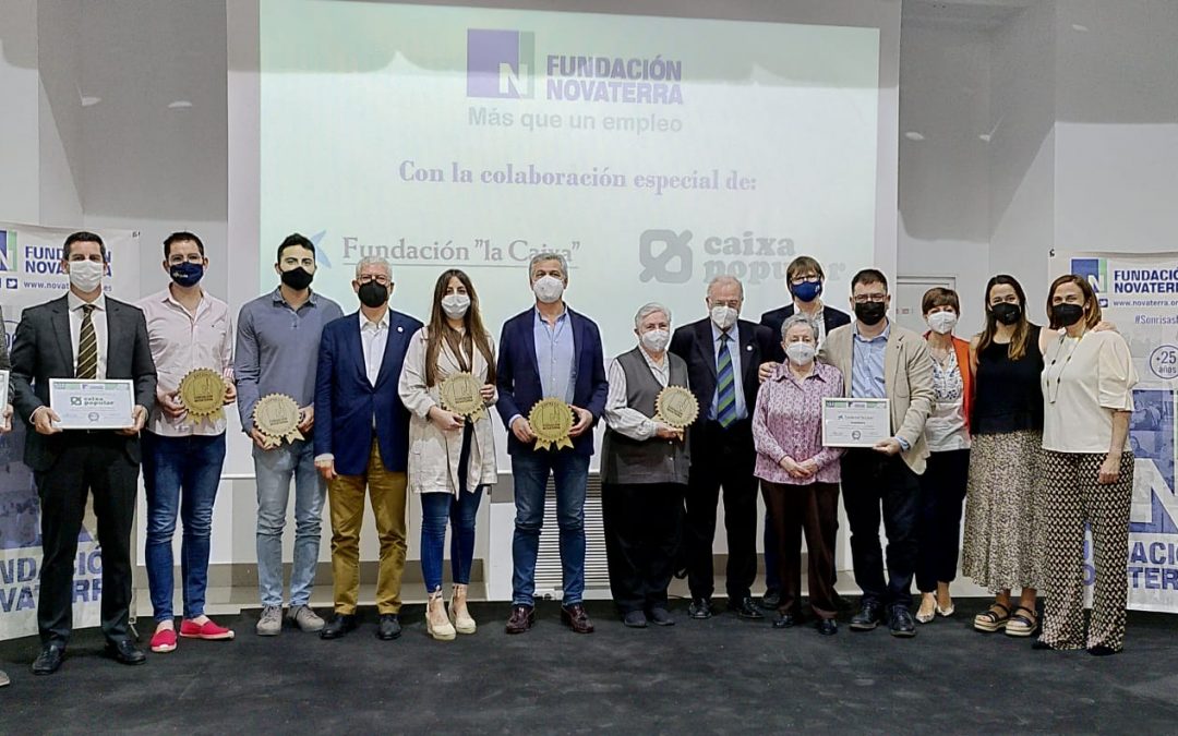 Novaterra Alcoi entrega sus reconocimientos a la Inclusión Social a Aquaclean, Up2City, Didactum y Domus Vi Alcoy
