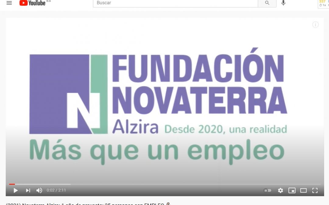 (2021) Novaterra Alzira: 1 año de proyecto: 25 personas con EMPLEO 💪🏻