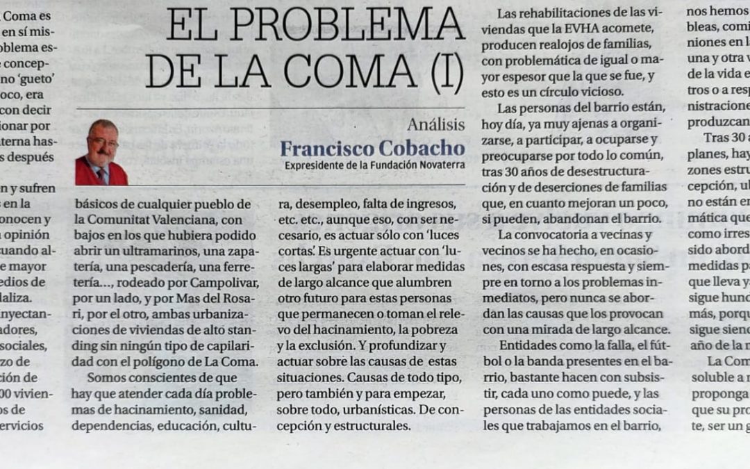 El problema de La Coma, Francisco Cobacho