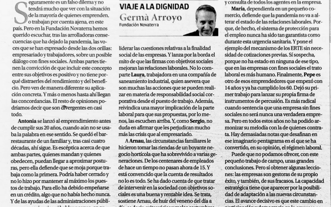 Emprendes o trabajas, por Germà Arroyo