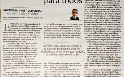 Una idea de Europa para todos, por Josep Mª Jordán Galdulf