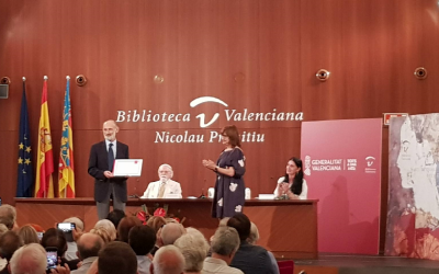 Jesús Conill Sancho recibe el Premio Lluís Guarner 2020