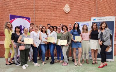 Entrega de diplomas del programa de formación de Ayudantes de carnicería de Fundación Novaterra, Fundación La Caixa a través del Grupo Incorpora y Carrefour