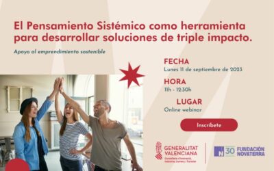 Webinar Programa Llamp impartido por Fundación Novaterra: El Pensamiento Sistémico como herramienta para desarrollar soluciones de triple impacto.