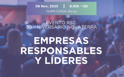 Fundación Novaterra celebra su 30 aniversario con un evento sobre RSC en el IVAM de Alcoy