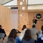 El portavoz de una startup durante su Demo Day
