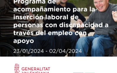 Finalización Programa de Acompañamiento para la Inserción Laboral de Personas con Discapacidad a través del Empleo con Apoyo