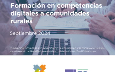 Ford a través de GlobalGiving promueve con Fundación Novaterra la alfabetización digital en pueblos de la Comunidad Valenciana