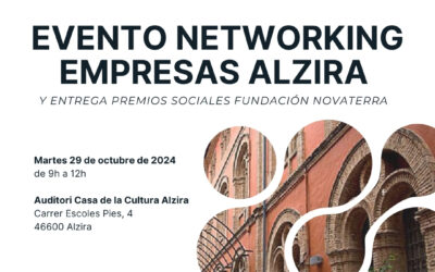 Fundación Novaterra te invita al Evento Networking Empresas Alzira: Conectando para crear oportunidades