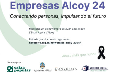 Invitación al Evento de Networking Empresarial en Alcoy, miércoles 27 de noviembre a las 8:30h en L’Agora de Alcoy