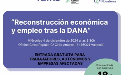 XI NOVA_Talks: «Reconstrucción económica y empleo tras la DANA»