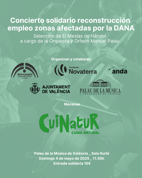 Compromiso que resuena: Cuinatur, mecenas del concierto a beneficio del Proyecto ANDA