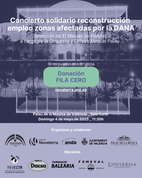 10 días para convertir armonía en acción: música por el empleo en zonas afectadas por la DANA
