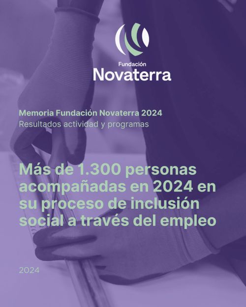 Fundación Novaterra reafirma su impacto social: más de 1.300 personas acompañadas en el proceso de inclusión laboral en la Comunidad Valenciana en 2024