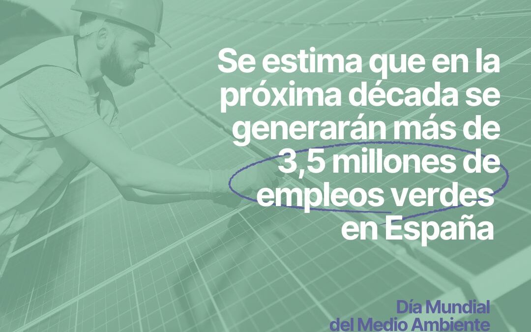 5 DE JUNIO DÍA DEL MEDIO AMBIENTE: Las oportunidades de inserción con el empleo verde