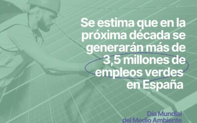 5 DE JUNIO DÍA DEL MEDIO AMBIENTE: Las oportunidades de inserción con el empleo verde