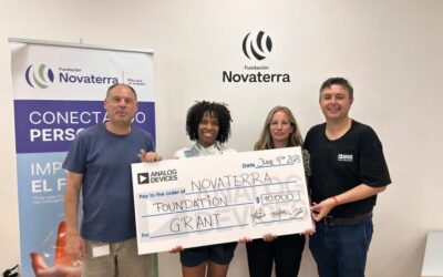 Analog Devices impulsa la transformación de la sede de Fundación Novaterra en Valencia: un nuevo espacio para la inclusión y la formación profesional