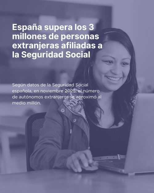 Más de tres millones de trabajadores extranjeros cotizan ya a la Seguridad Social