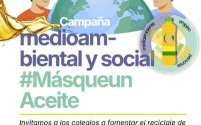 #MásqueunAceite: la campaña que convierte un residuo cotidiano en empleo, educación y futuro sostenible