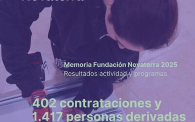 Fundación Novaterra logra 402 contrataciones,1417 personas derivadas y 1.245 participaciones en acciones formativas en 2025